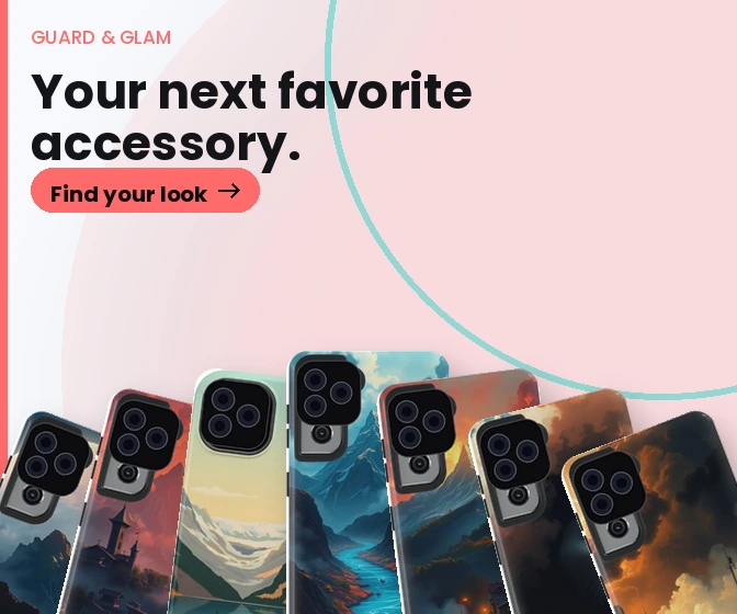 Guard & Glam: Marble, leopard, pearl and rose-gold glam cases.