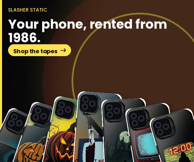 Slasher Static: Retro VHS slasher cases.